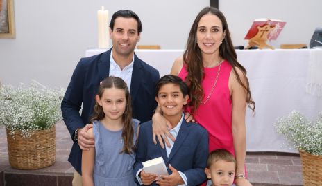 Fer López, Bego del Valle, Bego López, Emilio Cortés y Fer López.