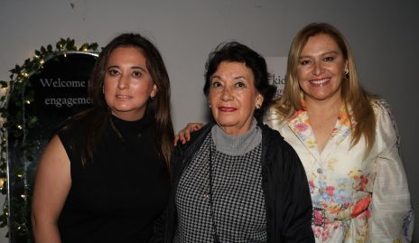  Elena Chong, Delia de la Rosa y Geo Galina.