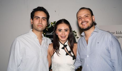  Oscar Mendoza, Vale Chong y Jorge Schekeiban.