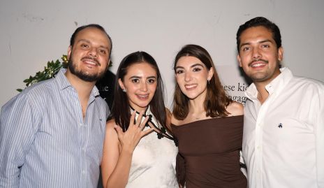  Jorge Schekeiban, Vale Chong, Elsa Vilet y Mau Cervantes.