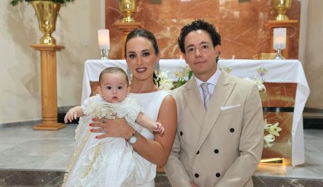  Carolina Silva, Vicente y Chino Romo.