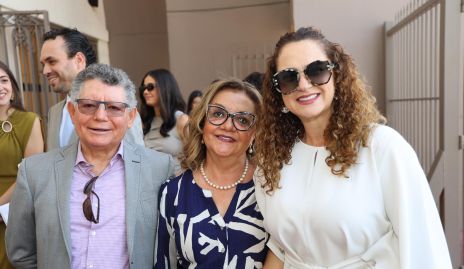  Eduardo Romo, Verónica Castañón y Paty Hallal.