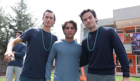  Ricardo Trujillo, Diego Carreras y Samer Abud.