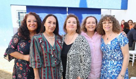  Tita Pedroza, Cecilia Muñoz, Rosa Estela Montejano, Claudia Serment y Güeris Palacios.