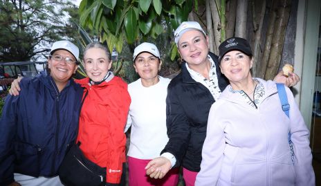  Cecilia Rangel, María de Anda, Mari Muñoz, María Elena Lomas y Rocío Vázquez.