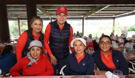   Jacqueline Díaz, Ana Ruth Moreno, María de Jesús González, Rebeca Ríos y Rebeca Velasco.