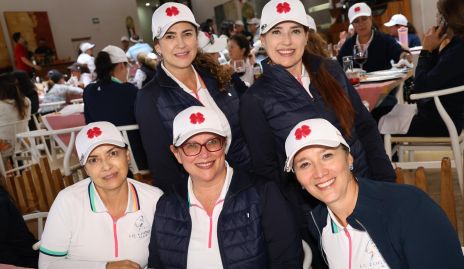  Adriana Jiménez, Laura Hallal, Karla Ruiz, Guillermina Cantalapiedra y Rocío Moctezuma.