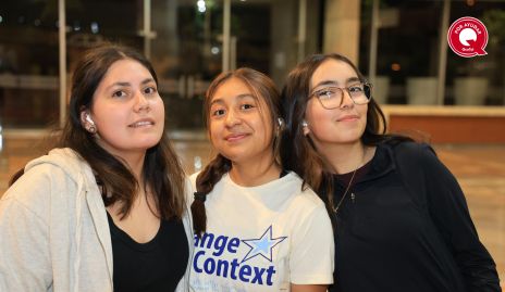  Natalia Martínez, Isabella Carrasco y Sofía Pérez.