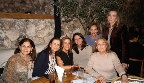 Luchi Castelo, Raquel Eichelmann, Martha Elena Muñiz, Gaby  Meade, Caridad Rangel, Charo Valladares y Rocío Fernández.
