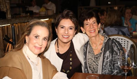  Maricarmen López, Ceci Bremer y Lety Muñiz.