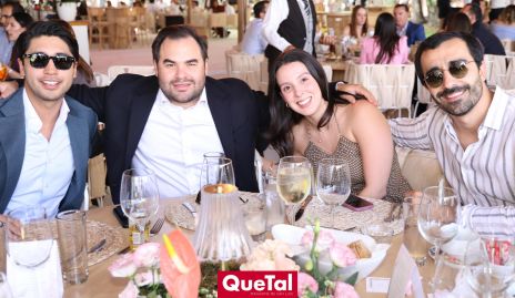  Andrés Tobías, Diego García, Gisela Escudero e Iago Curiel.