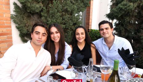  Marcelo Martell, Ale Loredo, Ana Villalba y Aldo Pizzuto.