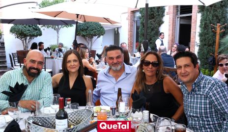  Germán De Luna, Adriana Zapata, Juan Saez, Liliana Martí y Raúl Castelo.
