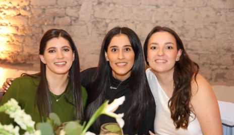  Mariana Cervera, Ximena Abud y Marisol González.