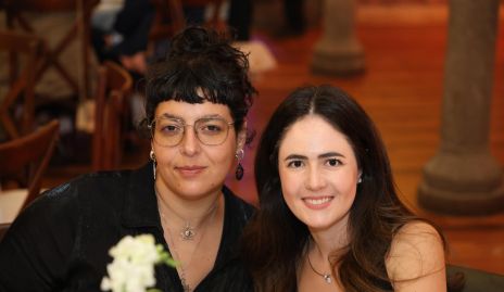  Daniela González y Paulina Aldrett.