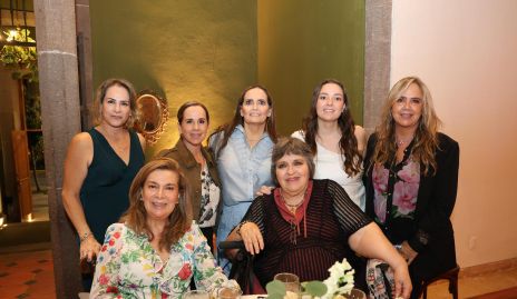  Alejandra Medina, Martha del Río, Gabriela Villanueva, Marisol González, Ana Clara Bárcena, Olguita Contreras y Rosy Miller.