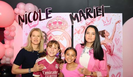  Lizeth Montejano, Nicole Berrones, Mariel Martínez y Mariana Meade.