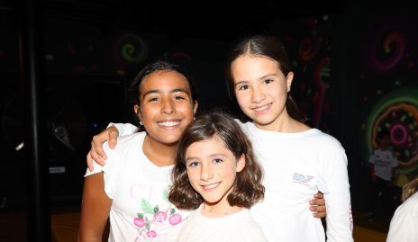  Julieta Barrera, Emilia Martínez y Loretta Rebolledo.