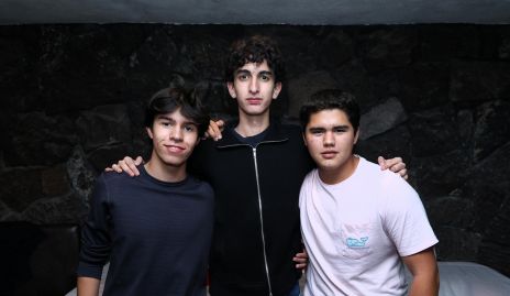  Mikel Monsech, Juan Güemes y Salvador Martínez.