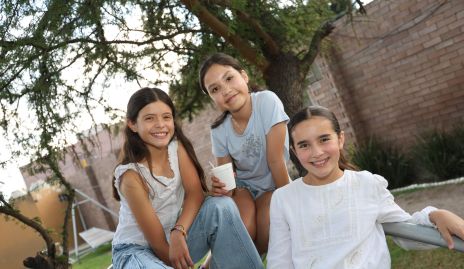  María Fernanda García, Emilia Fuentes y Bárbara Ascanio.
