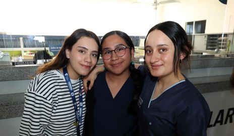  Montse Ramírez, Kendall Martínez y Pamela Monreal.