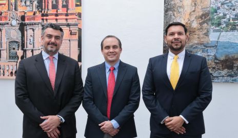  José Rodrigo Cayarga, Roberto Galindo y Fernando Colindres.