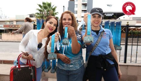  Monserrat Zarzosa, Evangelina Veloz y Julieta Ortíz.
