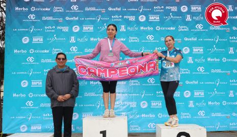  Pbro. Alejandro García, Rosa Isela Hernández y Macrina Rojas.