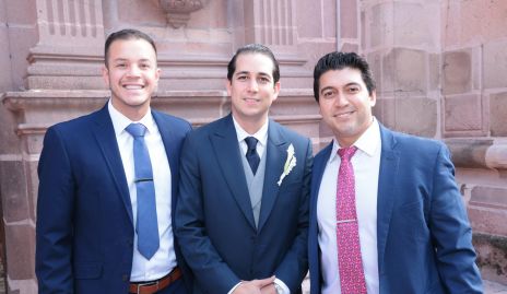  Mario Dahda, Gerardo Martínez y Edgar Jasso.