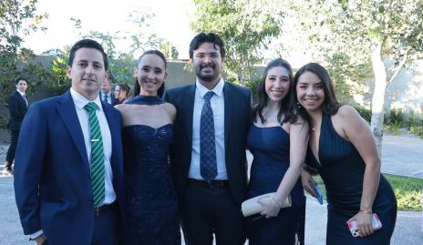  Diego Chávez, Gaby Delgado, Emmanuel Bárcena, Pau Flores y Vini Padrón.
