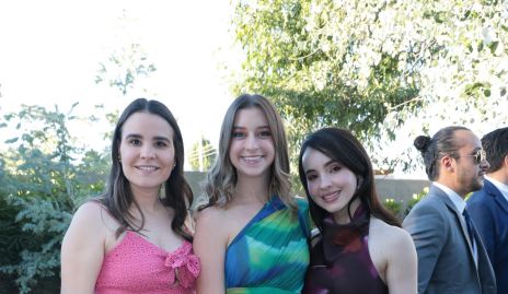  Sofía Torre, Mariana O’Farril y Camila Duque.