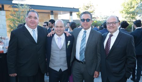  Francisco Duque, Oscar González, Víctor Barrales y Víctor Lomelí.