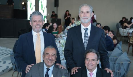  Ernesto Sánchez, Manuel Eguía, David Pérez y Adolfo Villaseñor.