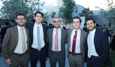  Miguel Correa, Andrés Correa, Roberto Puente, Rodrigo Zertuche y Gonzalo Chávez.