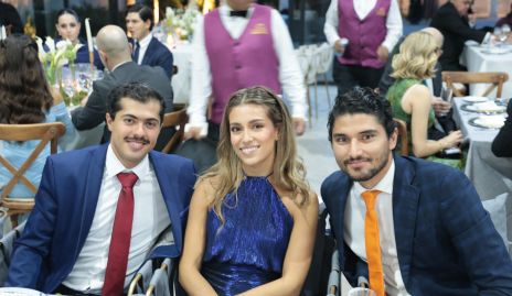  Alex Tavera, Daniela Rosales y Luis Pablo Zacarías.
