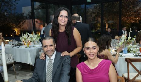  Zaira Torres, Sergio Hernández y Carolina Gamboa.