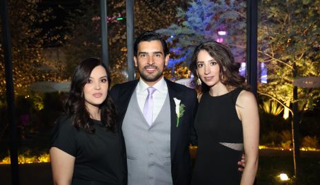  Thalia, Tirso y Érika González.