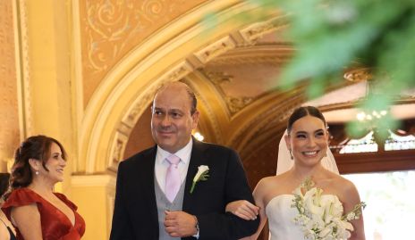  Oscar González con su hija Daniela.