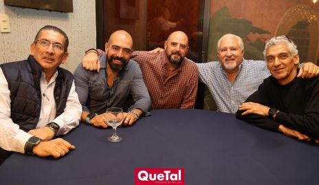  Gerardo Bocard, Germán De Luna, Agustín Loyo, Guillermo Báez y Juan Carlos Zacarías.