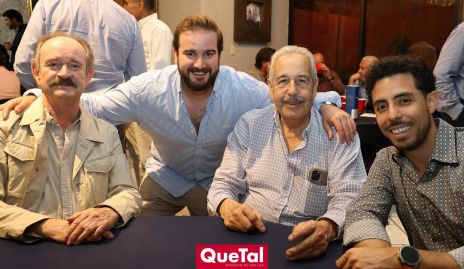  Sergio Velasco, Felipe Martín Alba, Jesús Díaz Infante y Eduardo De Luna.