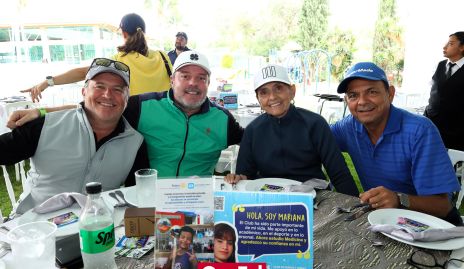  Rodrigo Gómez, Héctor Morales, Toyita Villalobos y Héctor Villalobos.