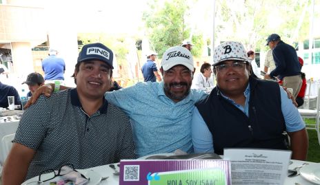  Alejandro Lomas, Roberto Durán y Oscar Lomas.