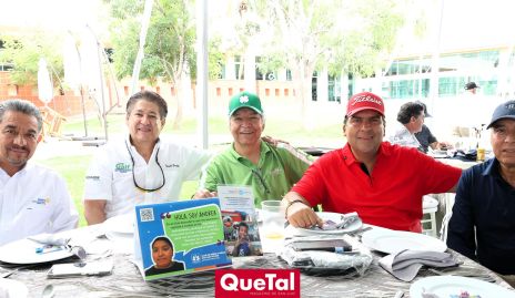  Marco Campos, Ricardo Fuentes, Víctor García, Agustín Vales y Antonio Márquez.
