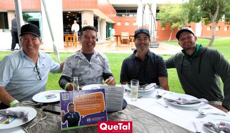  Oscar Mendizábal, Antonio Gutiérrez, Mauricio Balbontín y Thomas Meghten.