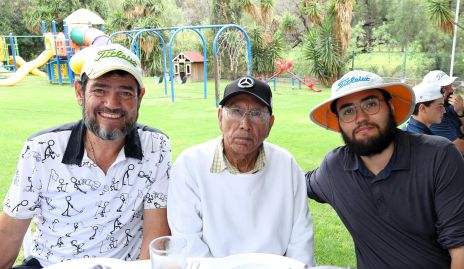  Federico de la Rocha, Eracle Hernández y Uriel de la Rocha.