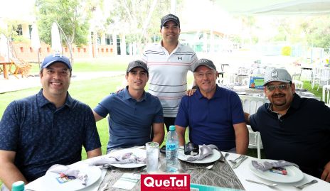  Juan Herrera, Mario Alvarado, José Gutiérrez, Mario Alvarado y Víctor Zapata.