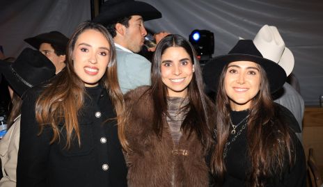  Paola Ascanio, Rocío de la Vega y Marcela Villarreal.
