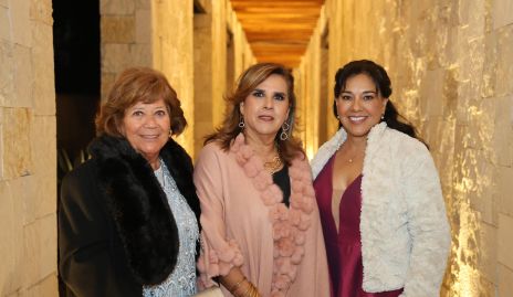  Maluza Alcocer, Graciela Torres y Marcela Batres.
