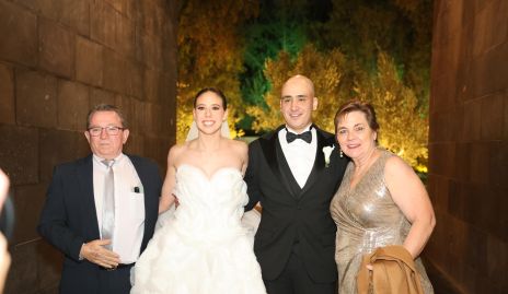  Mauricio Valle, Ana Morales, Fernando García y Sofía Hunter.