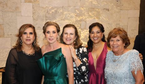  Graciela Torres, Ana Hunter, Marlú Mendizábal, Marcela Batres y Maluza Alcocer.